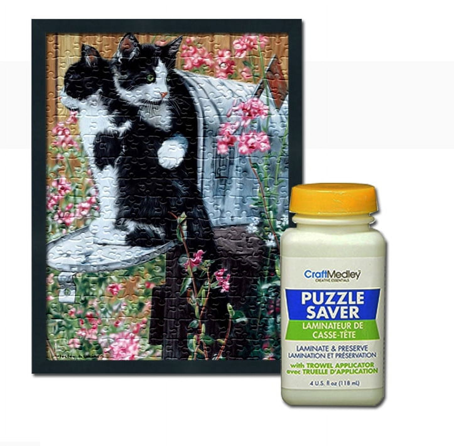 在庫処分品　入手困難　文字盤　3枚セット Solid Wood Jigsaw Puzzle Frame Kit & Craft Medley Puzzle Saver