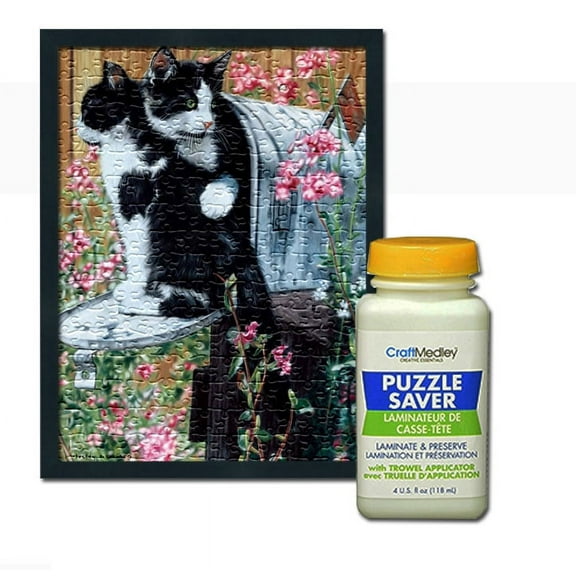 Jigsaw Puzzle Frame Kit - For 21.25x15 Inch Puzzles - Craft Medley Puzzle Saver