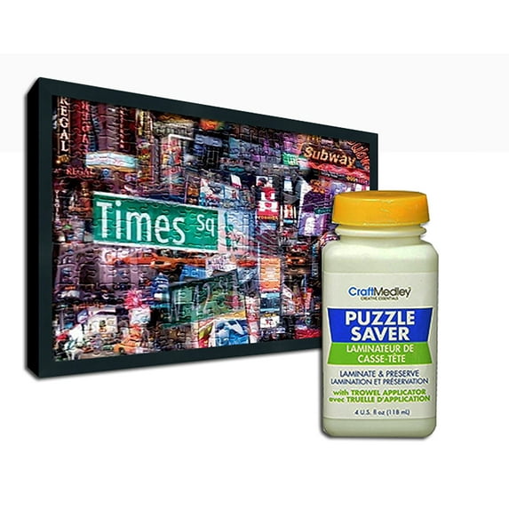 Jigsaw Puzzle Frame Kit - For 23x28 Inch Puzzles - Craft Medley Puzzle Saver