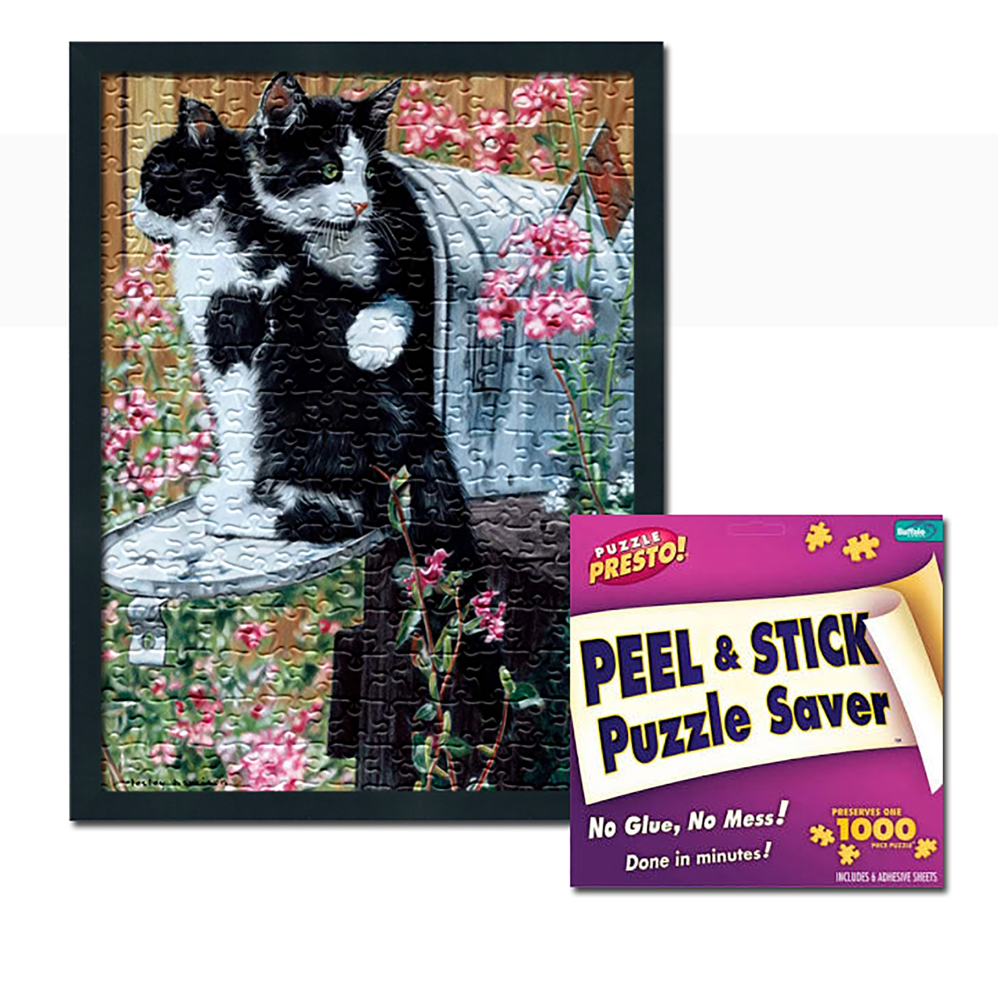 Jigsaw Puzzle Frame Kit - Made To Display Puzzles Measuring 21.25x15 inches - image 1 of 7
