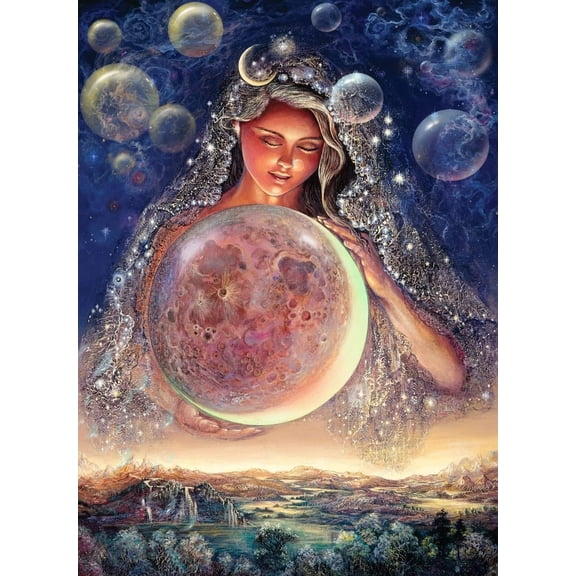 Jigsaw Puzzle Josephine Wall Moon Goddes challenging and Stimulating Game Art Gift 1000 Pieces