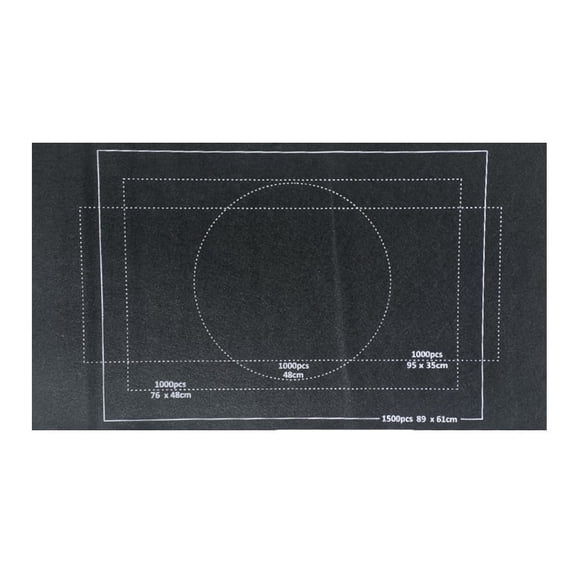 Jigsaw Puzzle Mat Roll Up 26x46 Inch for 1500 Pieces, Portable Puzzle Storage Saver with Easy Rolling Design, Durable Felt Board for Adults Kids, Travel Puzzle Keeper Accessory