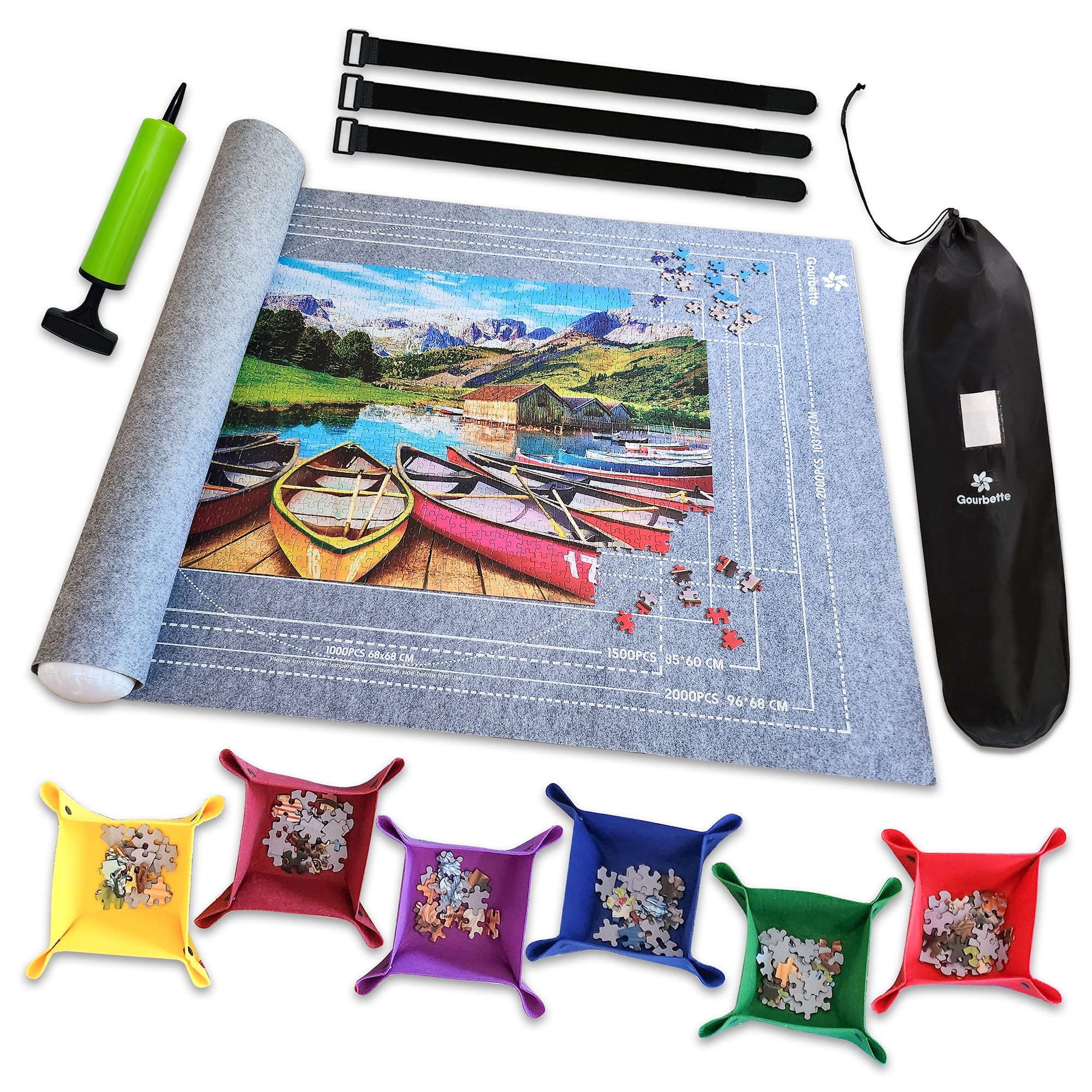 Jigsaw Puzzle Mat Roll Up Fits 500 1000 1500 2000 Piece Puzzles The