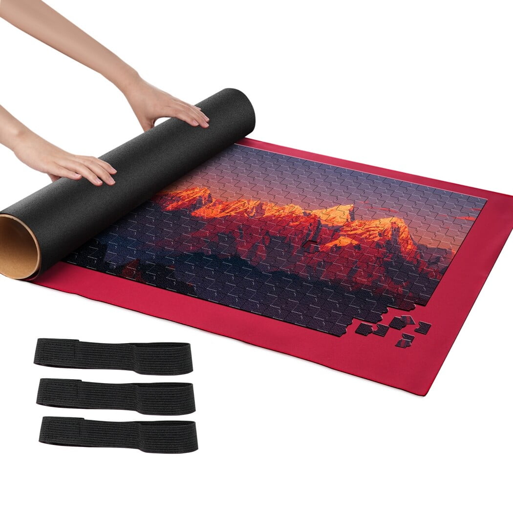 Jigsaw Puzzle Mat Roll Up, Portable Puzzle Storage Saver Up to 1500