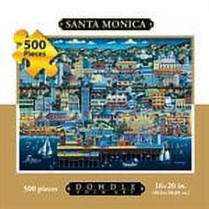 Jigsaw Puzzle - Santa Monica 500 Pc By Dowdle Folk Art