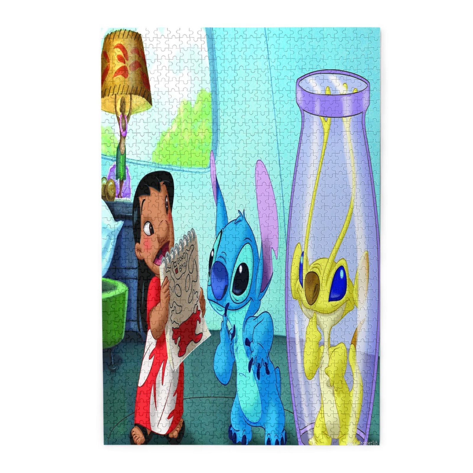 Jigsaw Puzzle Stitch Picture Puzzle Lilo and Stitch Wooden Puzzles Fun Puzzles Stress Relief