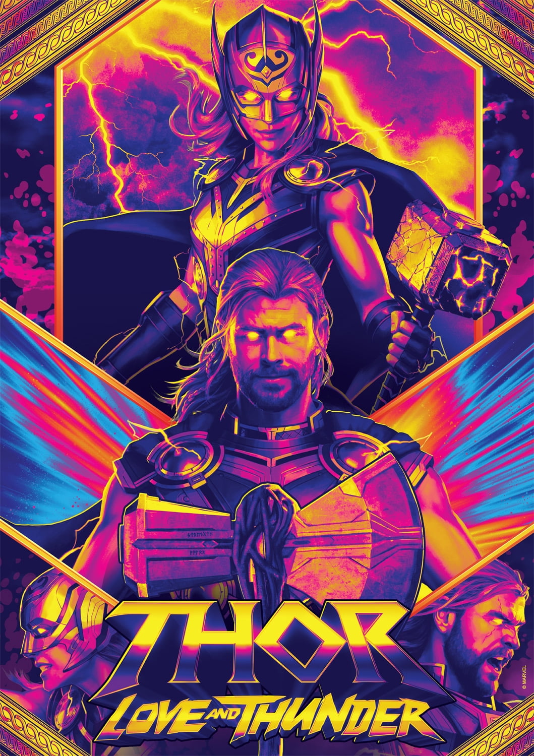 Jigsaw Puzzle for Adults 1000 Piece Thor Love and Thunder Wooden Jigsaw Puzzle for Adults 1000 Piece Thor Love and Thunder Wooden