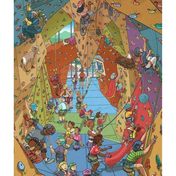 Jigsaw Puzzle for Adults, Indoor Rock Climbing Challenging Educational Fun Family Activities Games Toys Gifts Wooden Puzzles 500 Piece
