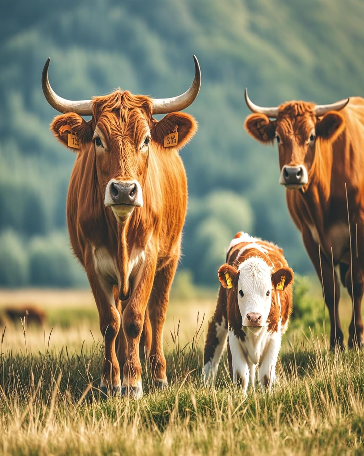 Jigsaw Puzzle for Adults Interesting Texas Longhorn Cow Cute Animal ...