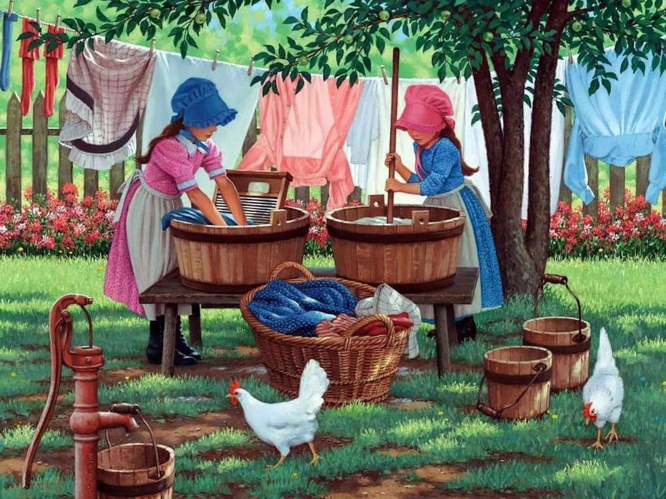 Jigsaw Puzzle for Adults, Young Housewives Challenging Educational Fun