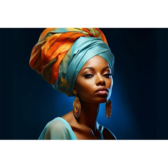 Jigsaw Puzzles 100 Pieces For Adults African American Women African American Lady Formation Wooden Educational Training Decompression Resistant Difficult Funny Wall Art Gift