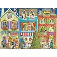 thumbnail image 1 of Jigsaw Puzzles 1000 Pieces for Adults Christmas on Pet Street 1000 Pieces Christmas Puzzle for Adults Teens Kids Pet Christmas Party Christmas Scene Oil Painting Puzzles for Adults 29.5" x 19.7", 1 of 13