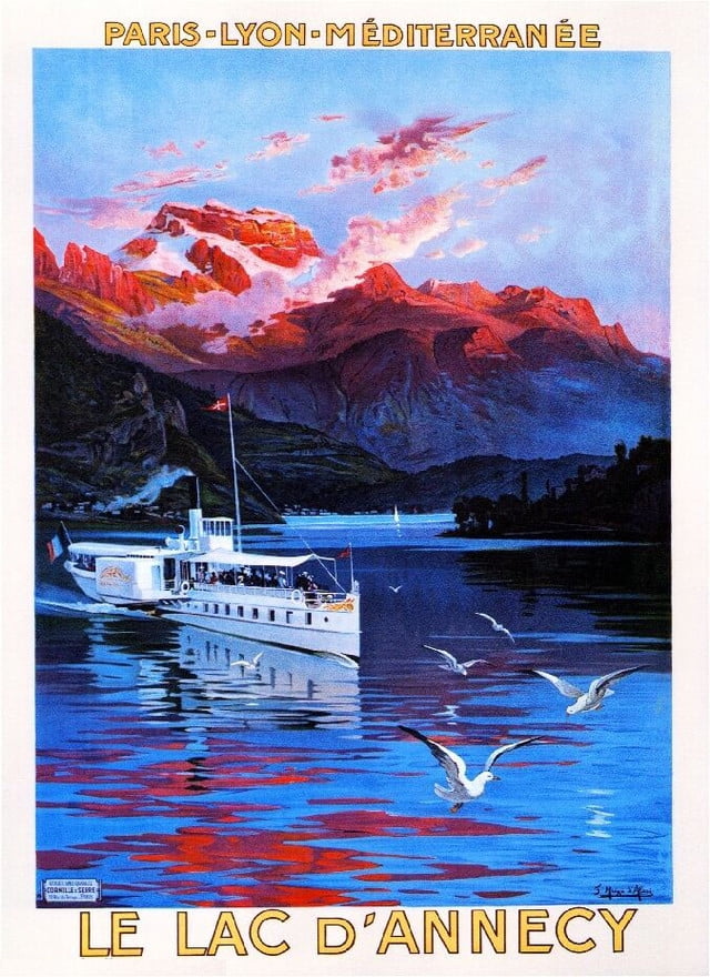 Jigsaw Puzzles 1000 Pieces Le Lac d'Annecy Lake Paris Lyon France