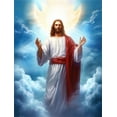 thumbnail image 1 of Jigsaw Puzzles 1000 Pieces for Adults Jesus in The Sky Formation Wooden Toys Entertainment Props for Friend Home Decoration Wall Art Gift, 1 of 10