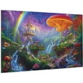thumbnail image 1 of Jigsaw Puzzles 1000 pieces for adults The Mysterious Mushroom Village Find All The Secrets of The Fantasy Formation wooden to Explore and Enjoy Personalized Gifts Family Decoration Wall Art, 1 of 10