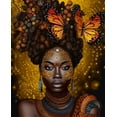 thumbnail image 1 of Jigsaw Puzzles 200 Pieces for Adults Butterflies African American Black Woman Formation Wooden Fun Puzzle Challenge for Adults and Families Wall Art Gift, 1 of 9
