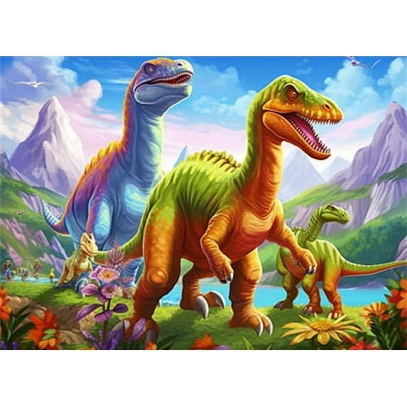 Jigsaw Puzzles 300 Pieces For Adults Cool Dinosaur Formation Wooden Educational Games For Family Friend Home Decoration Funny Wall Art Gift