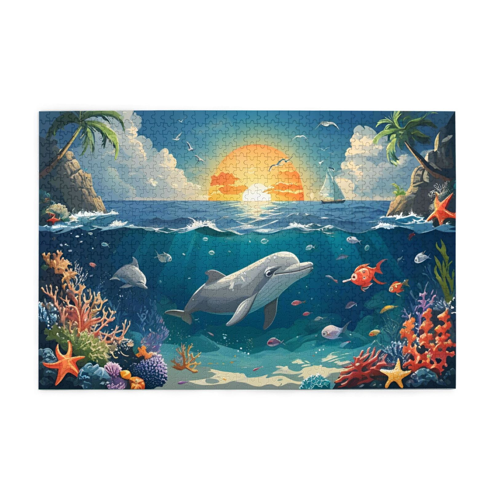 500 Piece Jigsaw Puzzle For Adults - The Alamo Texas Historical Photo, Wooden Puzzle With Poster