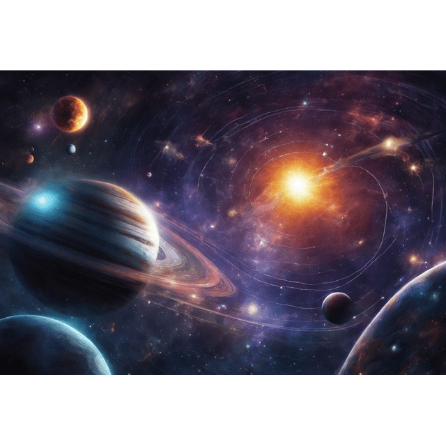Jigsaw Puzzles 500 Pieces for Adults - Solar System Space - Unique Suitable for Teenagers and Adults Challenging Puzzle Perfect for Game Nights