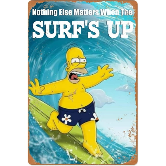 Jigsaw Puzzles 70 Piece For Adults -Homer Simpson Surfing Wooden Puzzle Fun Games Stress Relief Toys For Home Decor Living Room Decor