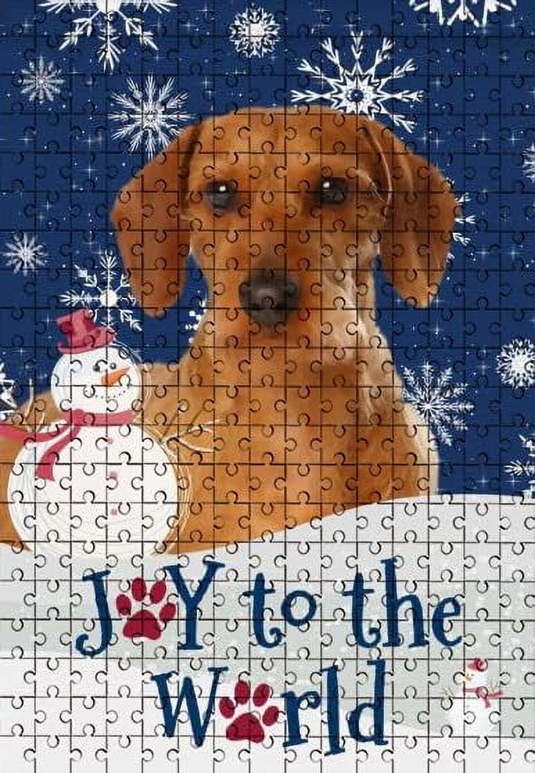 Jigsaw Puzzles for Adults 1000 Pieces Christmas Snowflakes Wirehaired