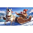 thumbnail image 1 of Jigsaw Puzzles for Adults 1000 Pieces,Iditarod Alaska Sled Dog Heritage Giclee Art Wooden Jigsaw Puzzle Toys School Supplies Family Decorations Unique Present, 1 of 7