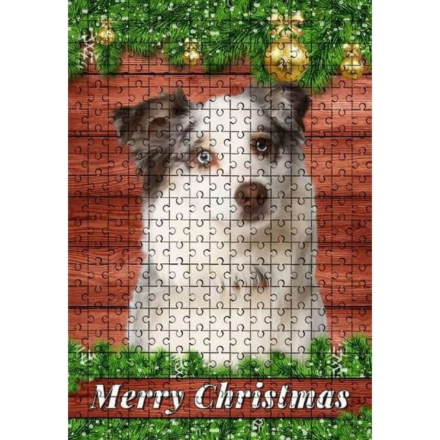 Jigsaw Puzzles For Adults 300 Pieces Christmas Barnwood Blue Merle jigsaw-puzzles-for-adults-300-pieces-christmas-barnwood-blue-merle