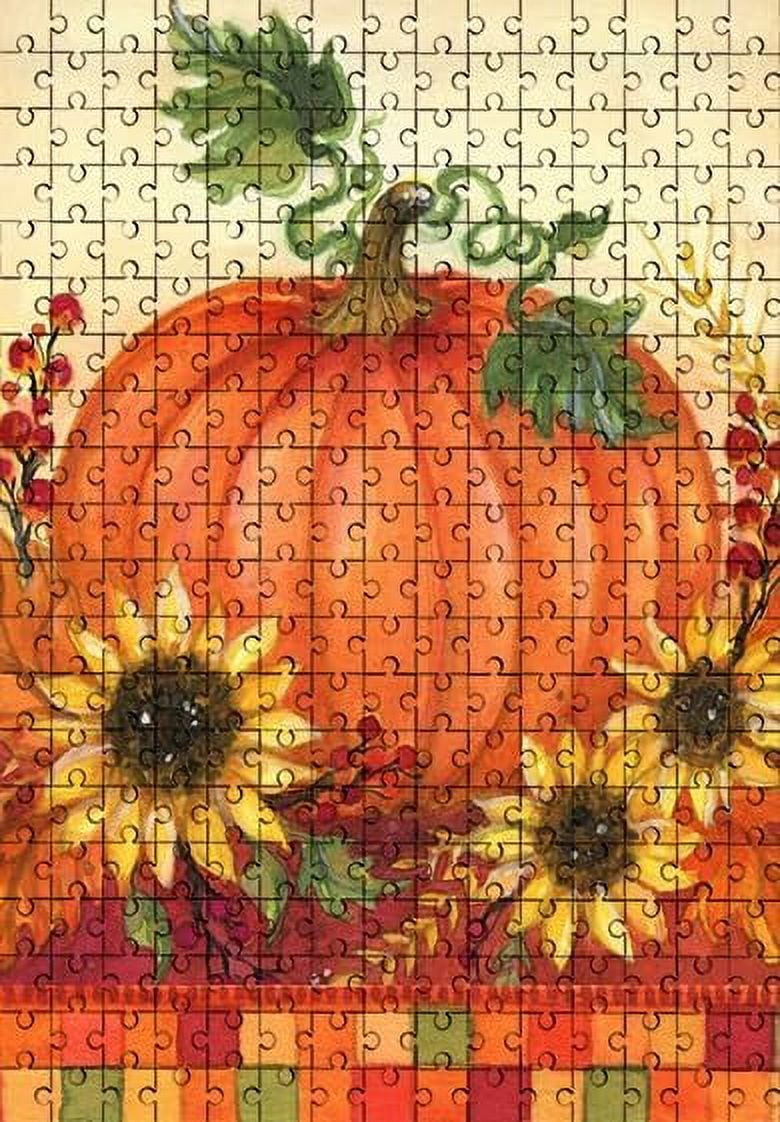 Jigsaw Puzzles for Adults 500 Pieces Harvest Pumpkin Wooden Puzzle ...