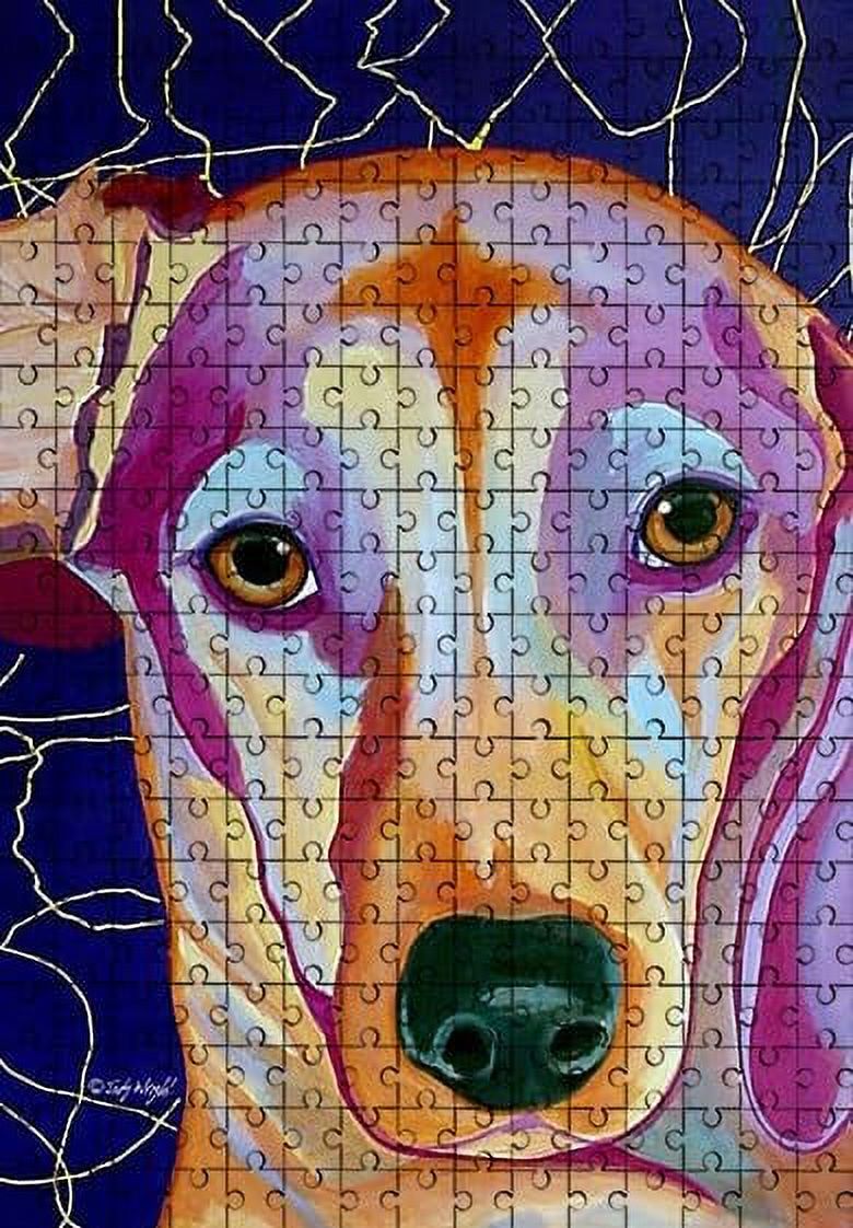 Jigsaw Puzzles for Adults 500 Pieces Painted Dachshund Wooden Puzzle ...