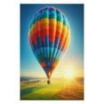 thumbnail image 1 of Jigsaw Puzzles Beauty Of A Multicolored Hot Air Balloon Jigsaw Puzzles Holiday Puzzles For Adults 1000 Pieces Puzzle Educational Games Gift For Elders Family Friend Gift For Women Men 29.5x19.7 Inch, 1 of 8