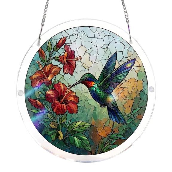 Jigsaw Puzzles Hangable Suncatcher Puzzle Kit Home Window Decorations Suncatcher Window Hanging Puzzle Ornament