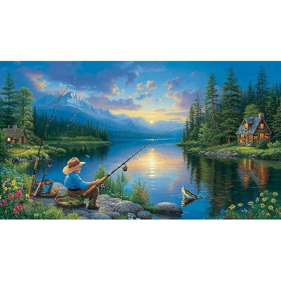 Jigsaw Puzzles for Adults 1000 Pieces,Fishing Knowledge Right Rod Funny Wooden Jigsaw Puzzle Toys School Supplies Family Decorations Unique Present