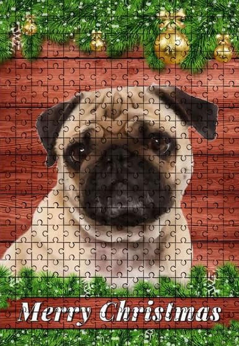 1000 Piece Jigsaw Puzzle - Christmas Barnwood Mantle Great Dane Art, Family Activity