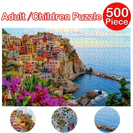 Jigsaw Puzzles for Adults 500 Pieces Family Game 500 Piece Puzzle Thick Sturdy Cardboard Precise Interlocking Age 14+