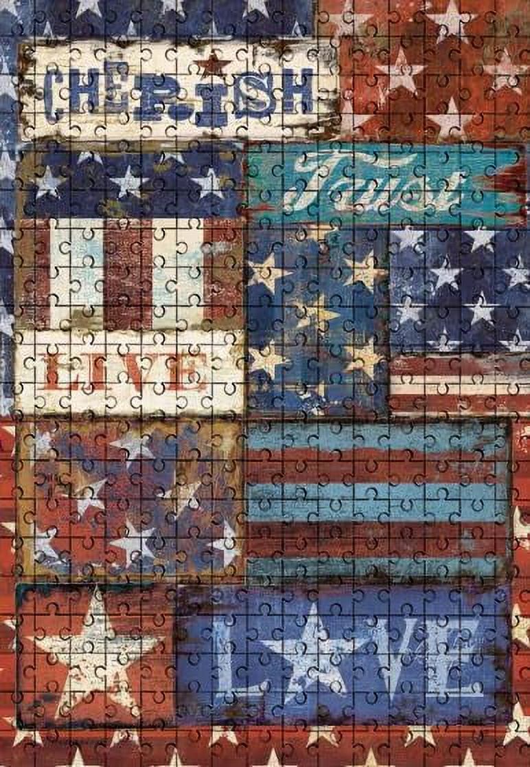 Jigsaw Puzzles For Adults 500 Pieces Live Love Trust Patriotic Wooden jigsaw-puzzles-for-adults-500-pieces-live-love-trust-patriotic-wooden