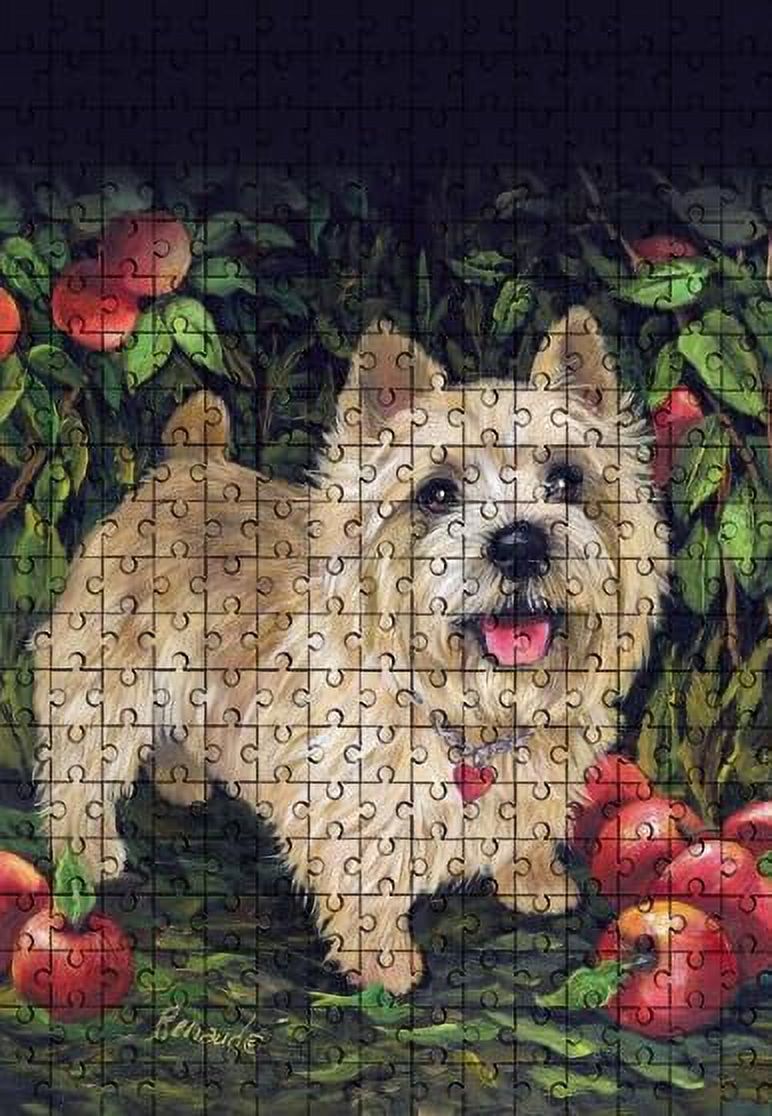 500 Piece Jigsaw Puzzle For Adults – Boston Terrier Dog Puzzle, Wooden Pieces, Challenging Family Game Gift