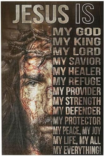 YAMIDAI 1000-Piece Wooden Jigsaw Puzzle – Jesus Art, Irregular Shapes, Includes 1:1 Reference Poster, Educational Gift For Adults & Kids