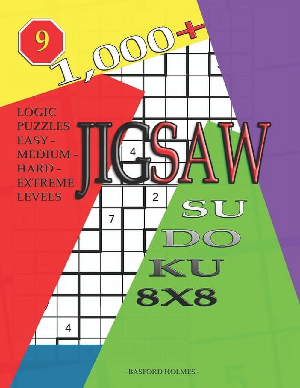 Jigsaw Sudoku 1,000 + Sudoku Jigsaw 8x8 Logic Puzzles Easy Medium