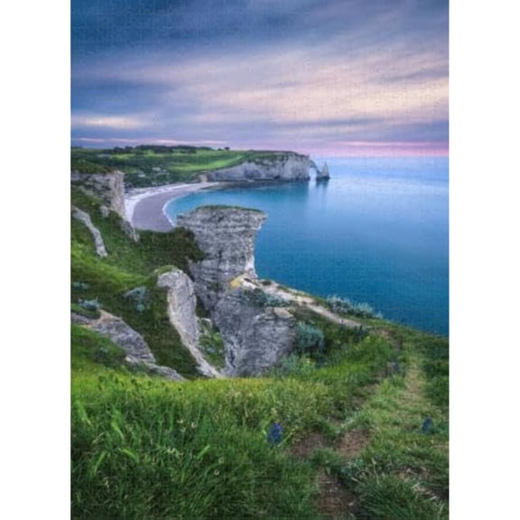 Jigsaw Wooden puzzle 300 pieces Early Morning Sunlight Falls Across The Lighthouse at Nugget Point New Relieving Games for Everyone Perfectly for Home Decor Funny Adult Jigsaw