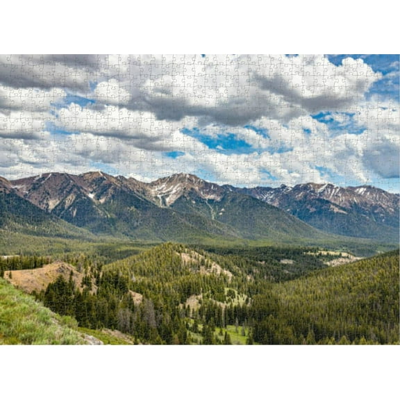 Jigsaw Wooden puzzle 300 pieces for Adults Sawtooth National Forest Puzzles Clearance Big Large Puzzles Difficult Cool Hard Puzzles for Adults