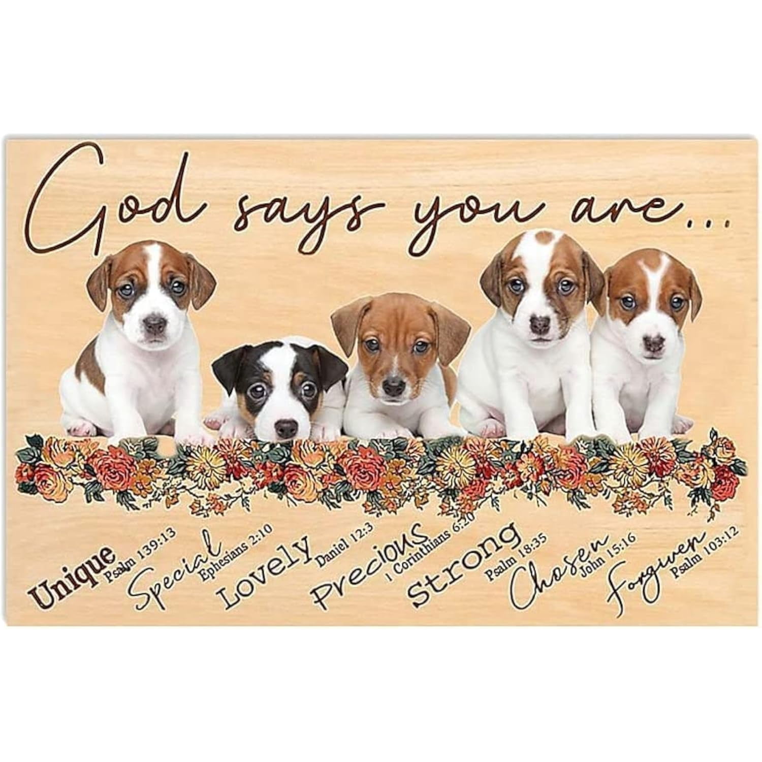 500 Piece Jigsaw Puzzle For Adults & Kids - Jack Russell Terrier Wood Puzzle, Family Activity & Wall Art