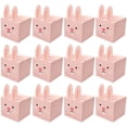 thumbnail image 1 of Jiibva 12pcs Easter Bunny Paper Bags Rabbit Shape Candy Box Easter Party Favor Cute Bunny Paper Packaging Box Easter Party Decor Supplies, 1 of 7