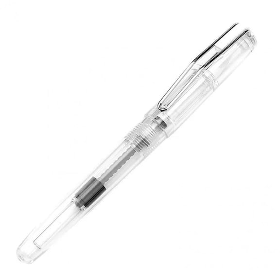 Jiibva 1pc Fountain Pen Style Brush Refillable Ink Calligraphy Pen Soft Head Brush Pen Hand Lettering Pen Beginners Brush Pen
