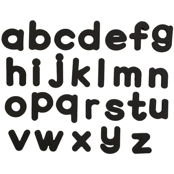 Jiibva 26Pcs/set Magnetic Letter Magnets Fridge Alphabet Lowercase Teaching Alphabet Magnets Fridge Alphabet 3.7CM
