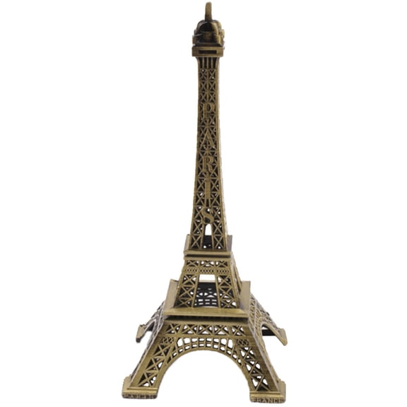 Jiibva 3.15 Inches High Iron Paris Eiffel Tower Figurine Vintage Architecture Model Decorative Crafts for Home Office Ornaments