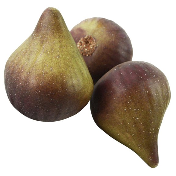 Jiibva 3 Piece Artificial Fig Simulation Model, Fake Fruit Decor for Home Kitchen Store Display Photography Props
