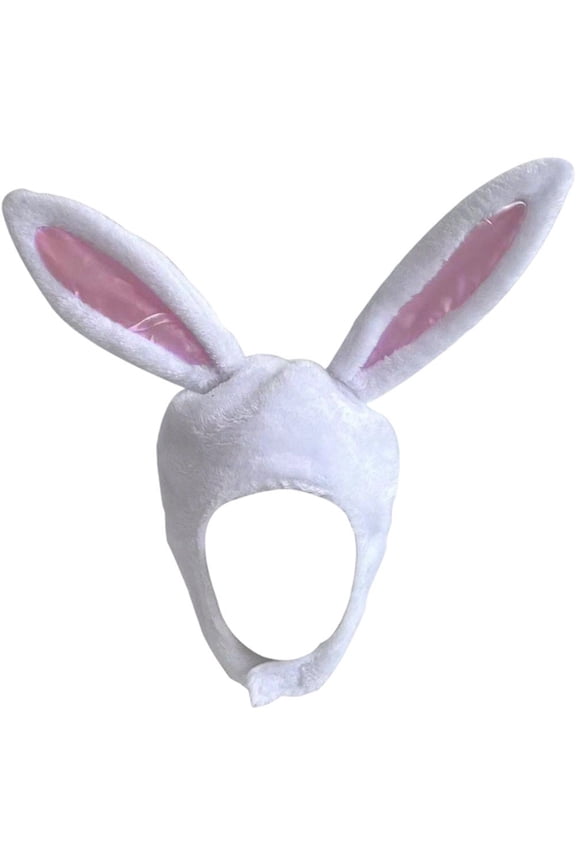 Adorable Bunny Ear Hat, Plush Funny Rabbit Ear Cap Bunny Ears Headband Hat for Carnival Halloween Party Headwear