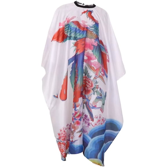 Jiibva Adult Barber Cape Large Hair Cutting Cape Salon Haircut Capes Phoenix Print Haircut Kit Vintage Chinese Style Barber Cape For Home And Professional