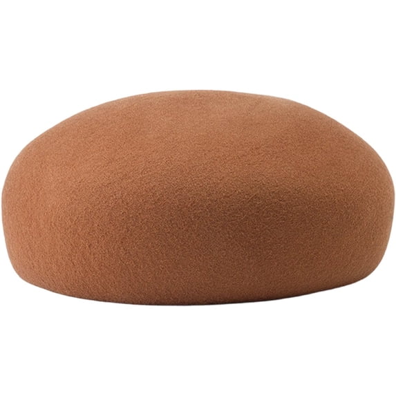 Jiibva Adult Wool Beret Hat French Style Hat Plain Classic Color Beret's Hat's Unisex Soft Warm Outdoor Vintage Artist Beret Hats Women Accessories