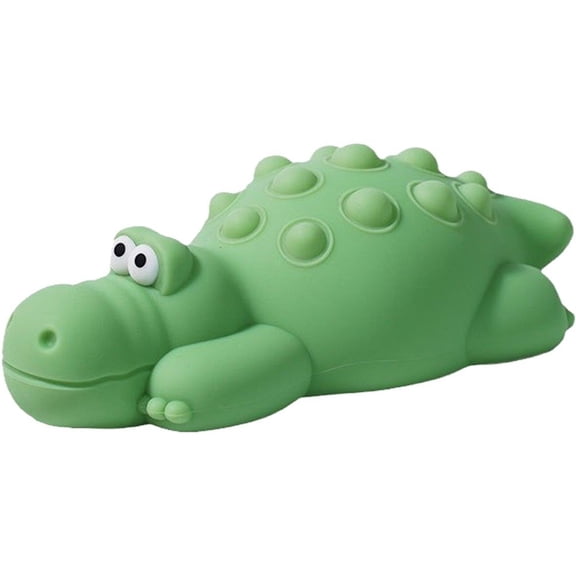 Jiibva Alligator Night Light, 7 Colour Changing Portable Touch Baby Lamp, USB Rechargeable Silicone Animal Night Light for Bedroom Decor